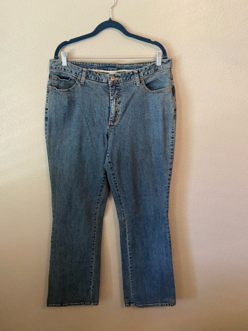 made for life Women's Straight Leg Blue Denim Jeans